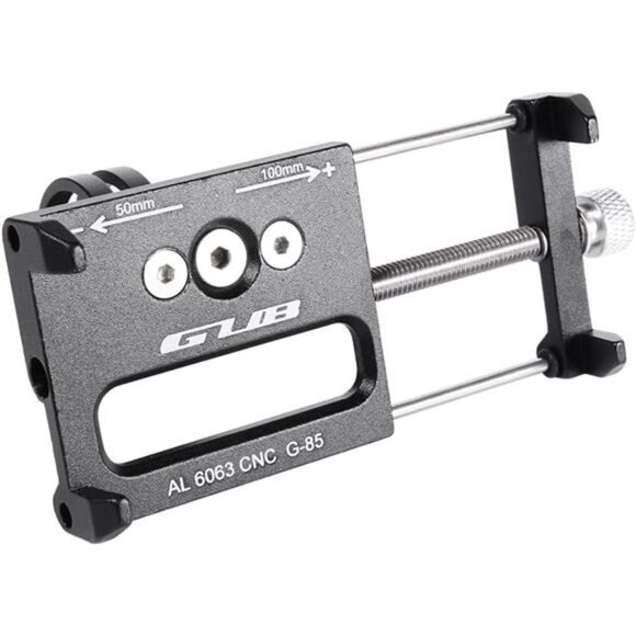 Bicycle & Motorcycle Phone Mount, Aluminum Alloy Universal Bike Handlebar - Picture 3 of 8